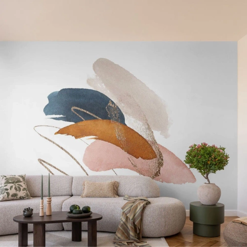 Fototapeta Premium Canvas - Okřídlená kompozice - Abstrakce, Kus, Design - 500x350 cm