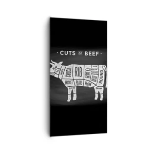 Obraz na plátně - Slabikář řezníka - 65x120 cm