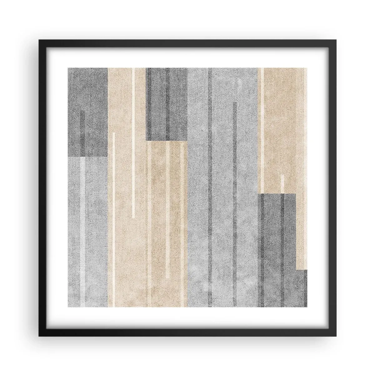 Plakát v černém rámu - Kompozice: drž se - 50x50 cm