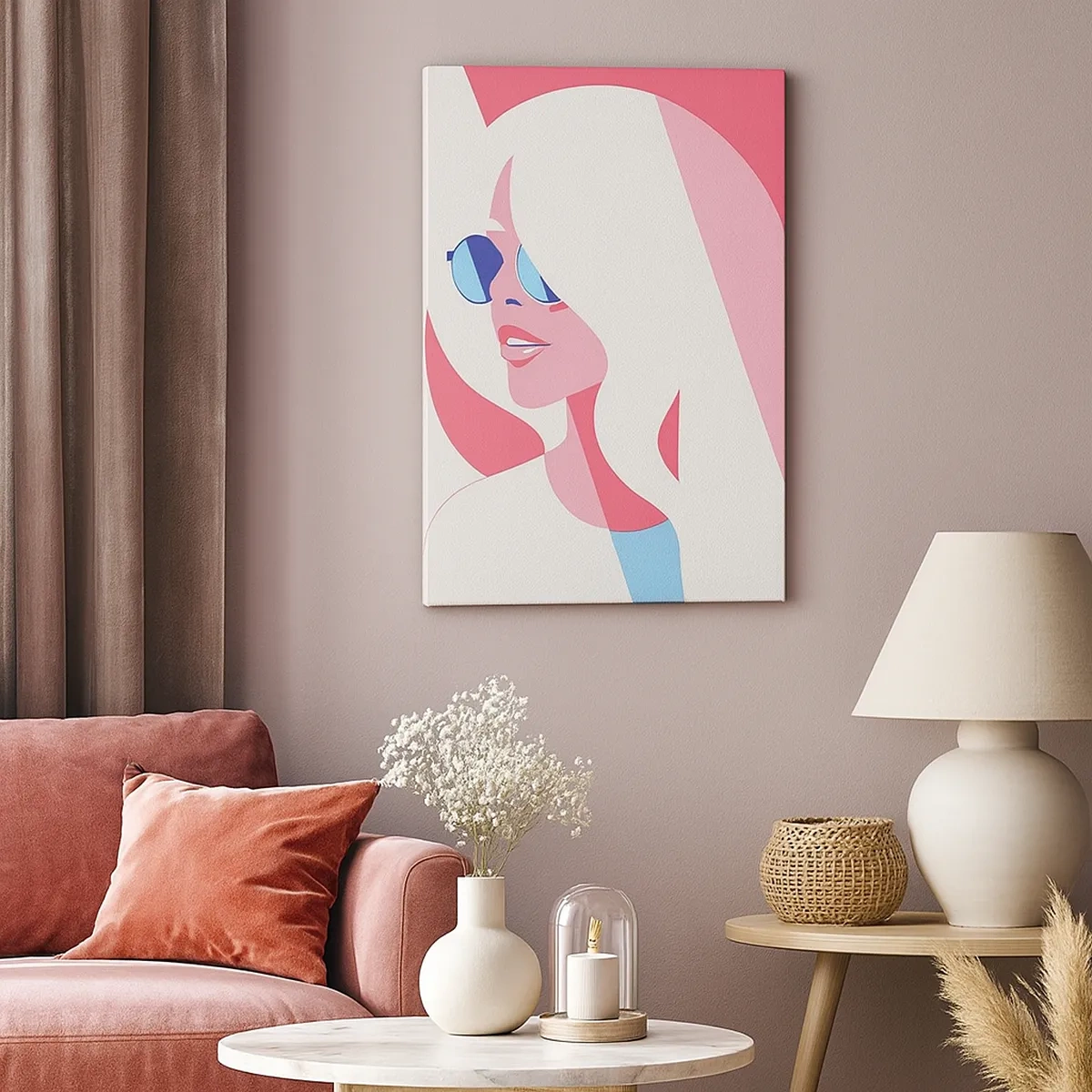 Obraz na plátně - Byla to blondýna… - 50x70 cm