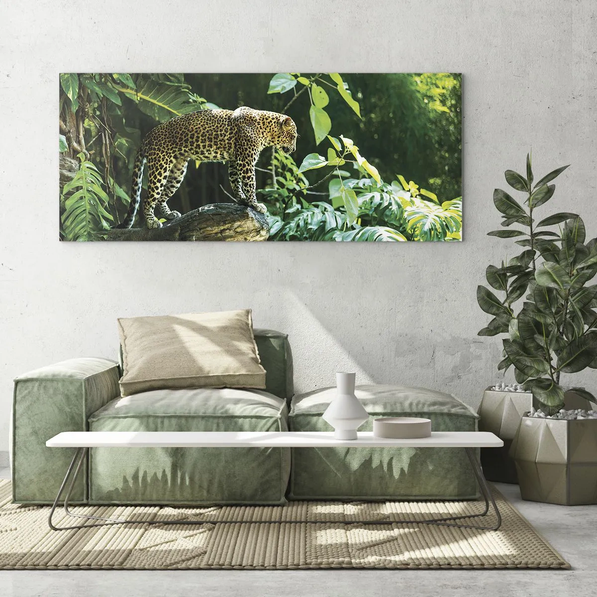 Obraz na skle - Na lov? - 100x40 cm