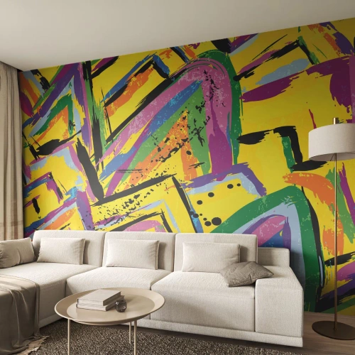 Fototapeta Standard Eco - Až křičí radostí - Abstrakce, Kus, Malování - 350x256 cm