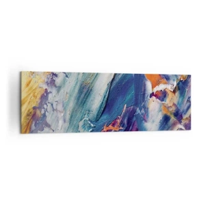 Obraz na plátně - Chaos barev - 160x50 cm