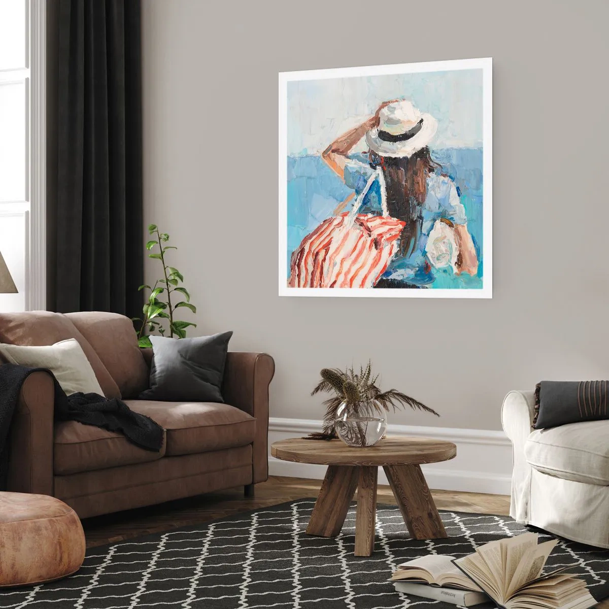 Plakát - Vítej na dovolené - 30x30 cm