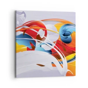 Obraz na plátně - Tanec živlů - 70x70 cm