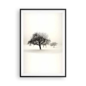 Plakát v černém rámu - Zimní sen - 61x91 cm
