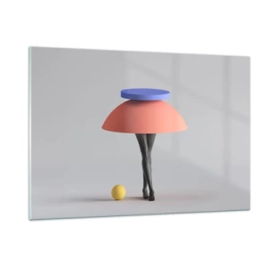Obraz na skle - Surrealistická kompozice - 120x80 cm