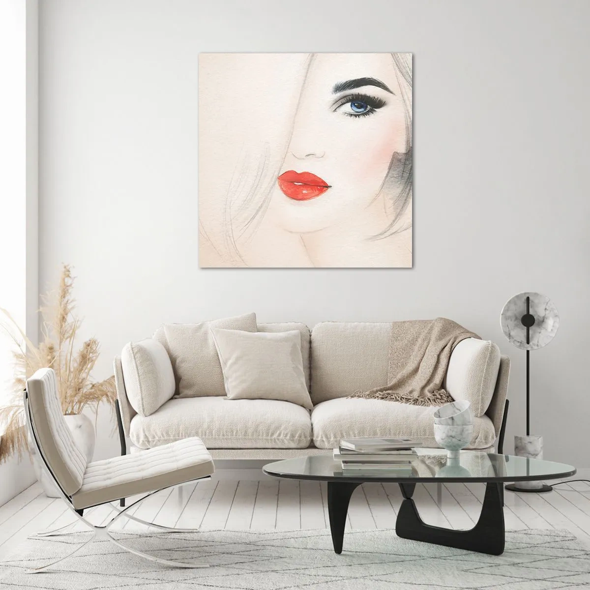 Obraz na skle - Hypnotizuje a omamuje - 50x50 cm