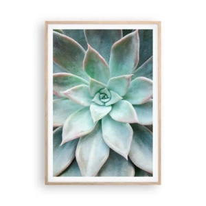 Plakát v rámu světlý dub - Srdce pouště - 70x100 cm