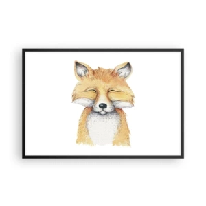 Plakát v černém rámu - Liščí rozladěnost - 91x61 cm