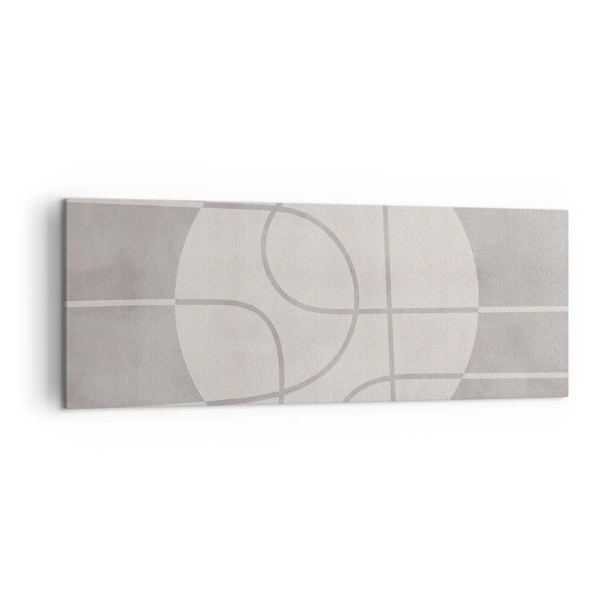 Obraz na plátně - Kruhově a přímo - 140x50 cm