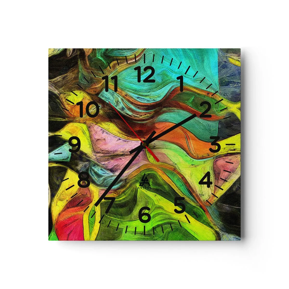 Nástěnné hodiny - Pohyb je život - 40x40 cm