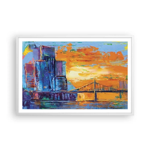Plakát v bílém rámu - Kultura a příroda - 91x61 cm