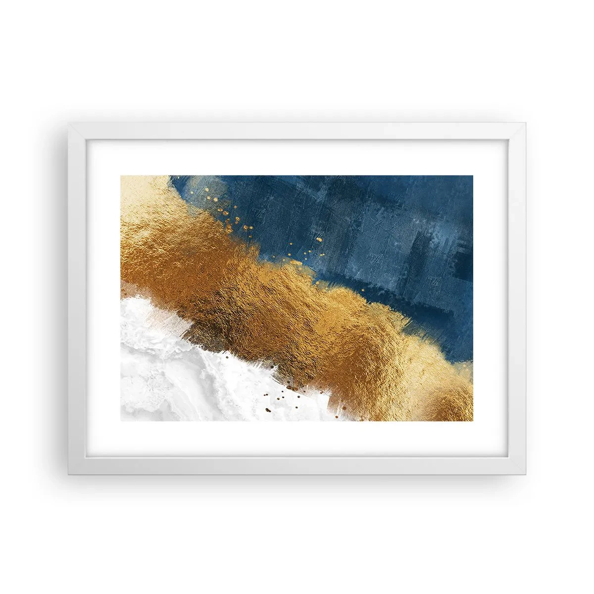 Plakát v bílém rámu - Barvy léta - 40x30 cm