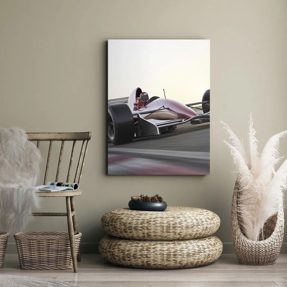 Obraz na plátně - Vždy vítěz - 45x80 cm