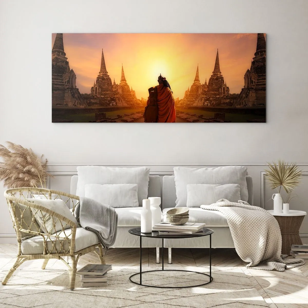 Obraz na skle - V klidu věčností - 160x50 cm