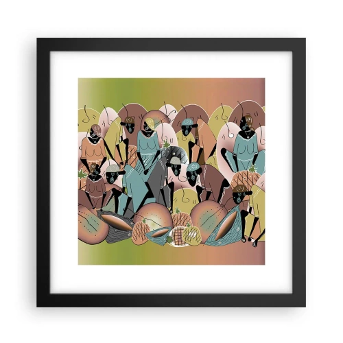 Plakát v černém rámu - Blíží se velký svátek - 30x30 cm