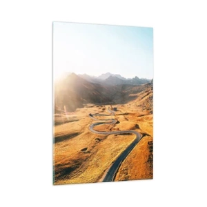 Obraz na skle - Ve zlatém údolí - 80x120 cm