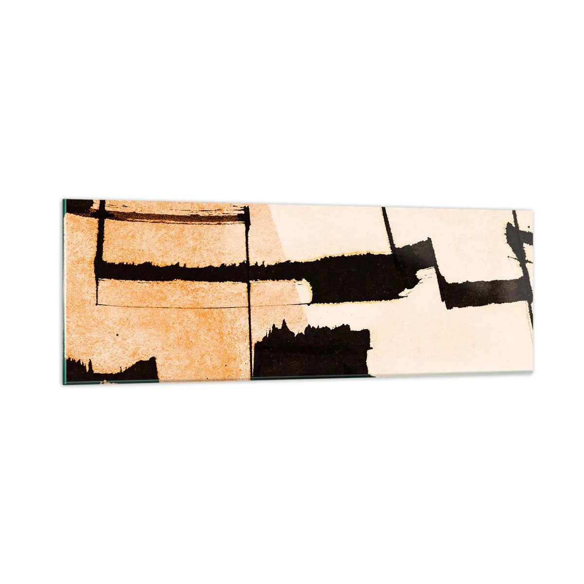 Obraz na skle - Avšak pořádek - 90x30 cm