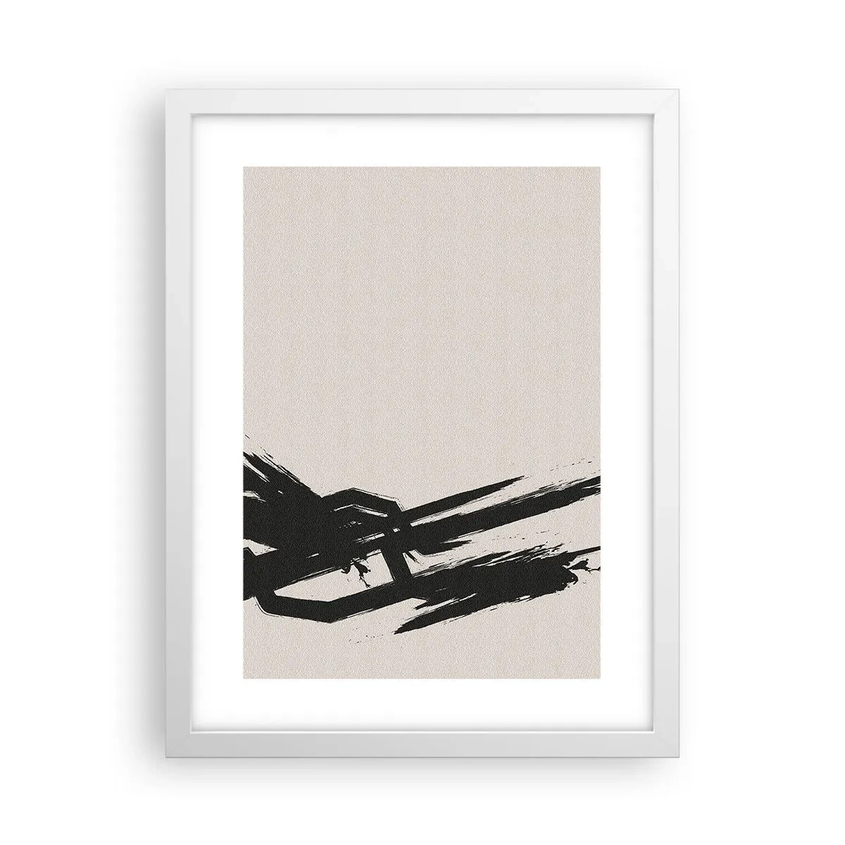 Plakát v bílém rámu - Nezastavitelná hybnost - 30x40 cm