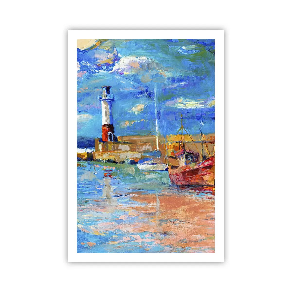 Plakát - Odpoledne v duhové zátoce - 61x91 cm