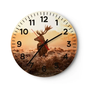 Nástěnné hodiny - Pán na panství - 30x30 cm