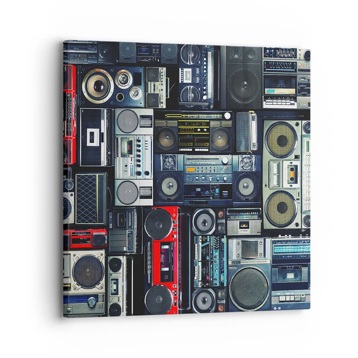 Obraz na plátně - Stesk po 80. letech - 30x30 cm