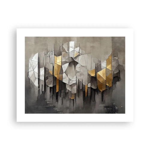 Plakát - Kompozice z ledu a světla - 50x40 cm