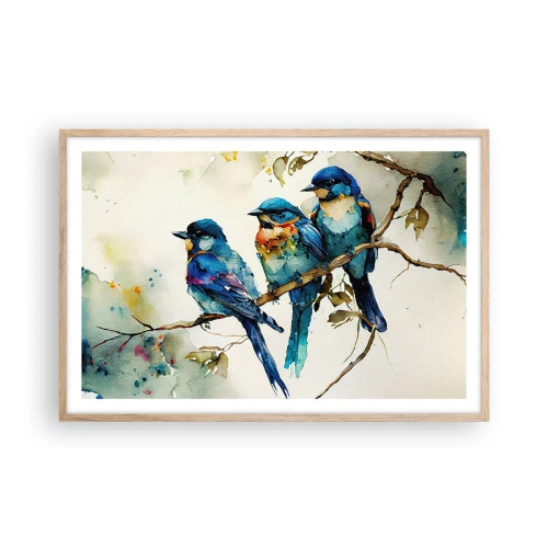 Plakát v rámu světlý dub - Urazil se? - 91x61 cm