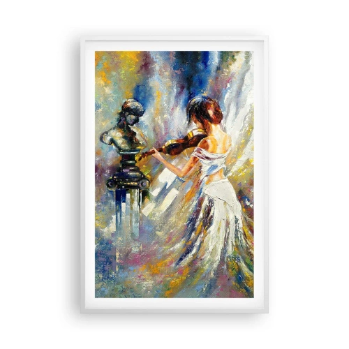 Plakát v bílém rámu - Oživení citem - 61x91 cm