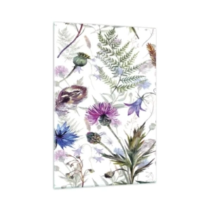 Obraz na skle - Polský herbář - 80x120 cm