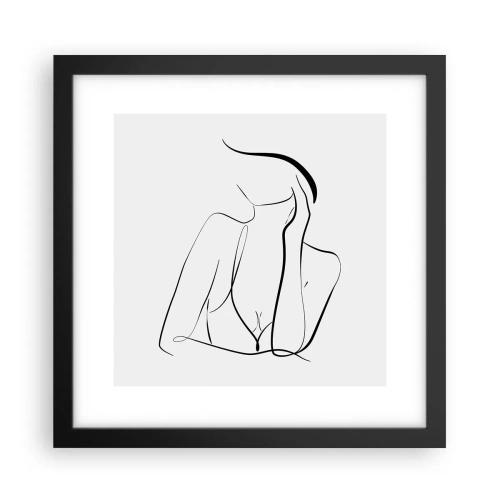 Plakát v černém rámu - Na vlně snů - 30x30 cm