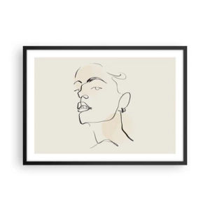 Plakát v černém rámu - Hrdý pohled - 70x50 cm