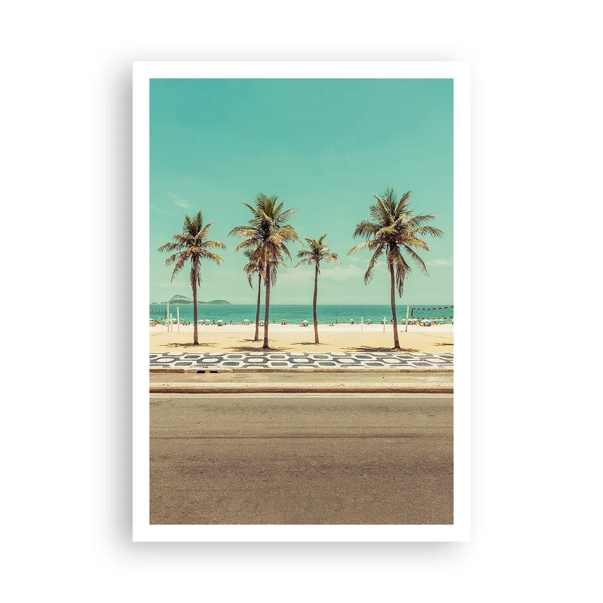 Plakát - Hlídání pláže - 70x100 cm