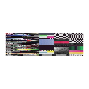 Vzor Fototapety Premium Canvas - Kontrolní obraz skutečnosti - Abstrakce, Kus, Digitální šum - 100x30 cm