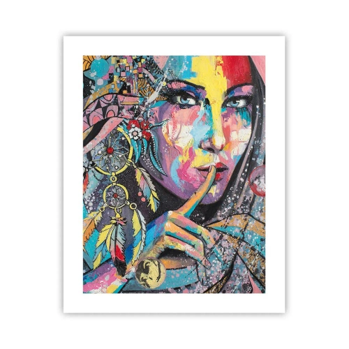 Plakát - Mlč, než pochopíš - 40x50 cm