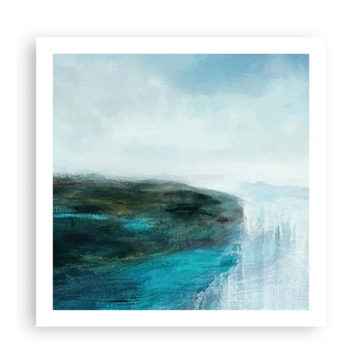 Plakát - Námořní abstrakce - 60x60 cm