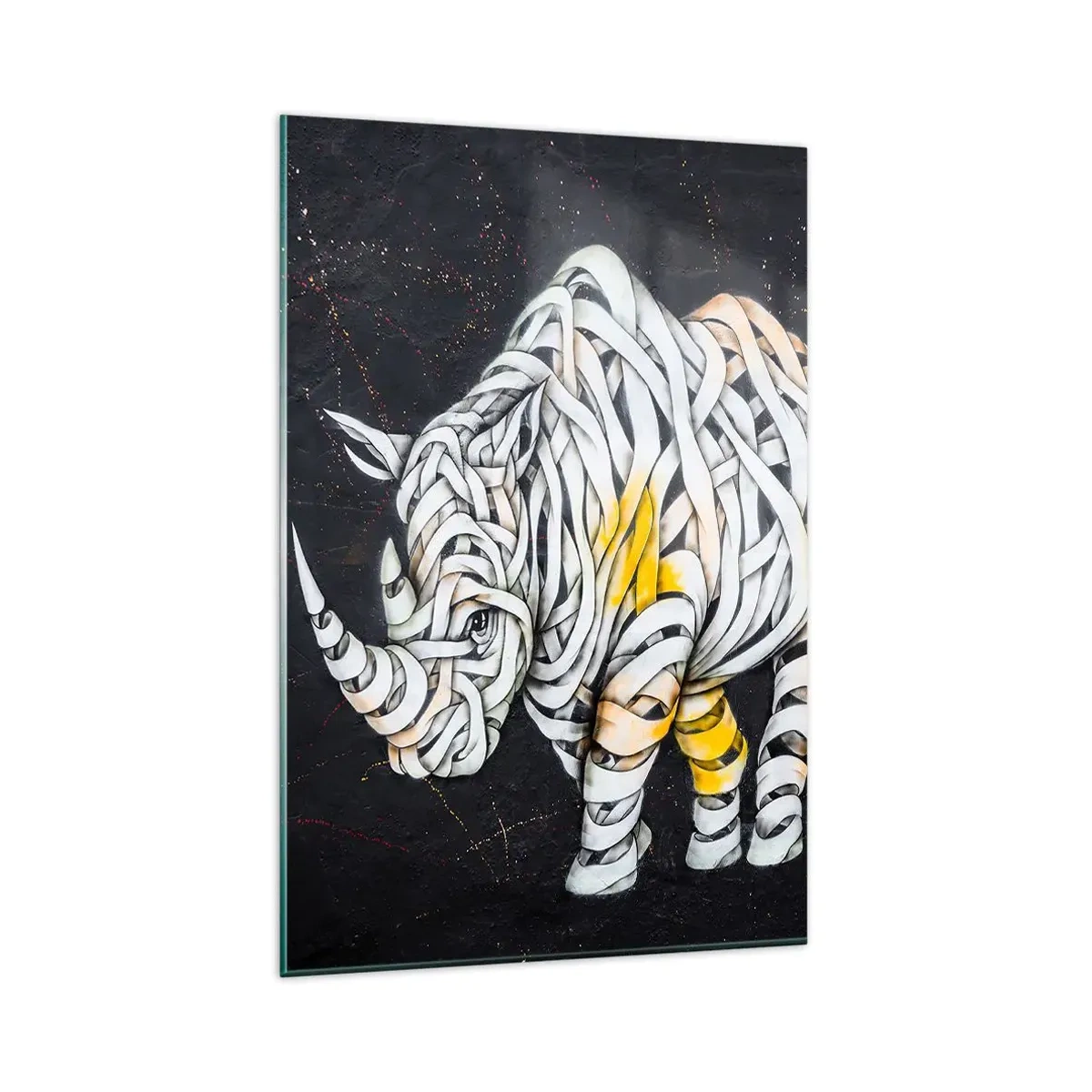 Obraz na skle - Necitelnost je mýtus - 80x120 cm