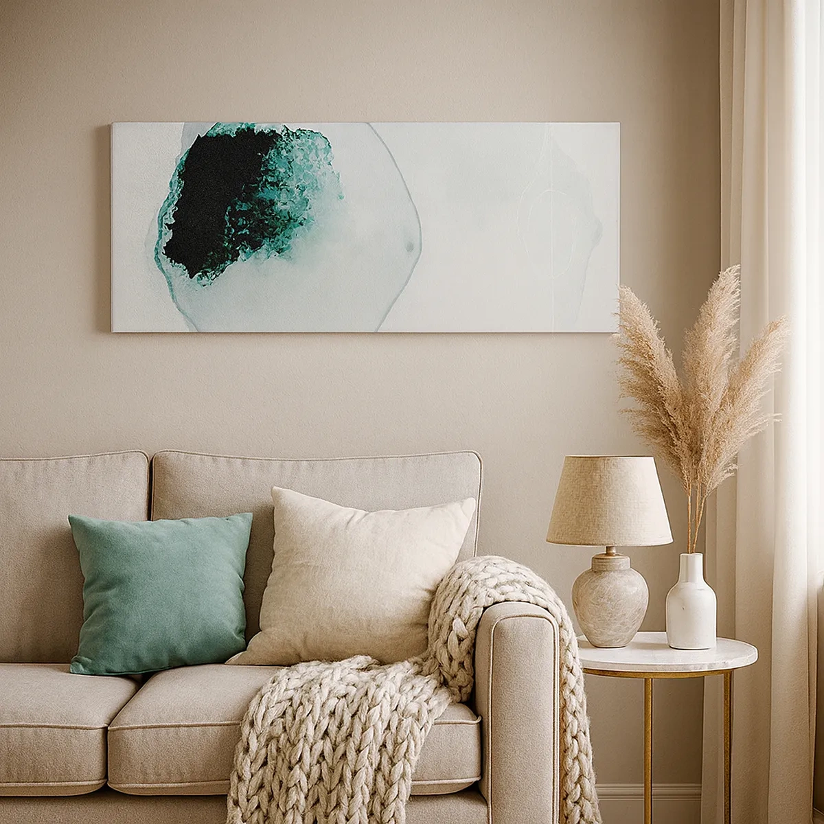 Obraz na plátně - V kapce vody - 30x30 cm