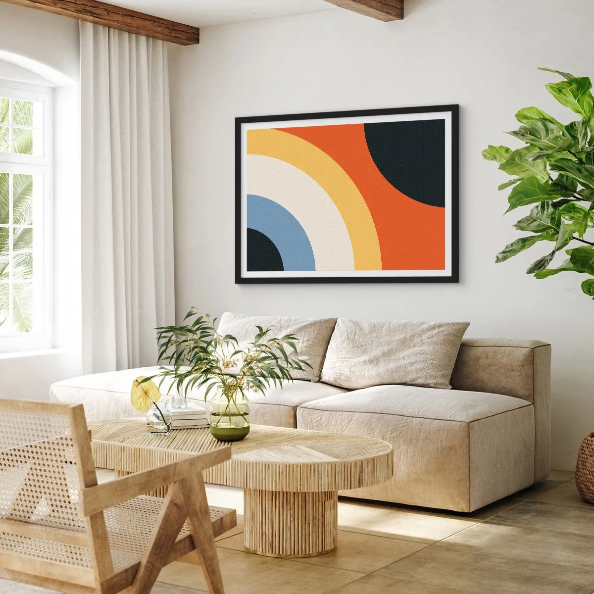 Plakát v černém rámu - K sobě samému - 50x40 cm