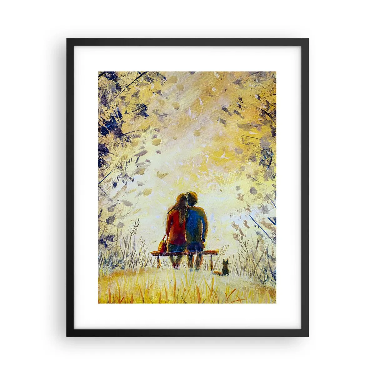 Plakát v černém rámu - Magický okamžik - 40x50 cm