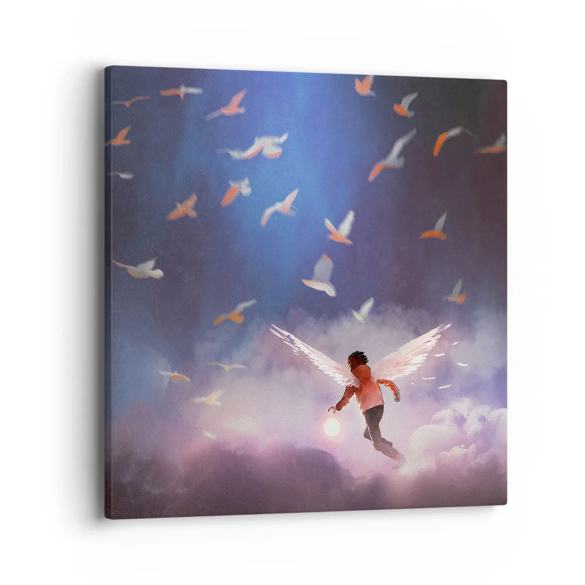 Obraz na plátně - Je třeba mít odvahu a představivost - 40x40 cm