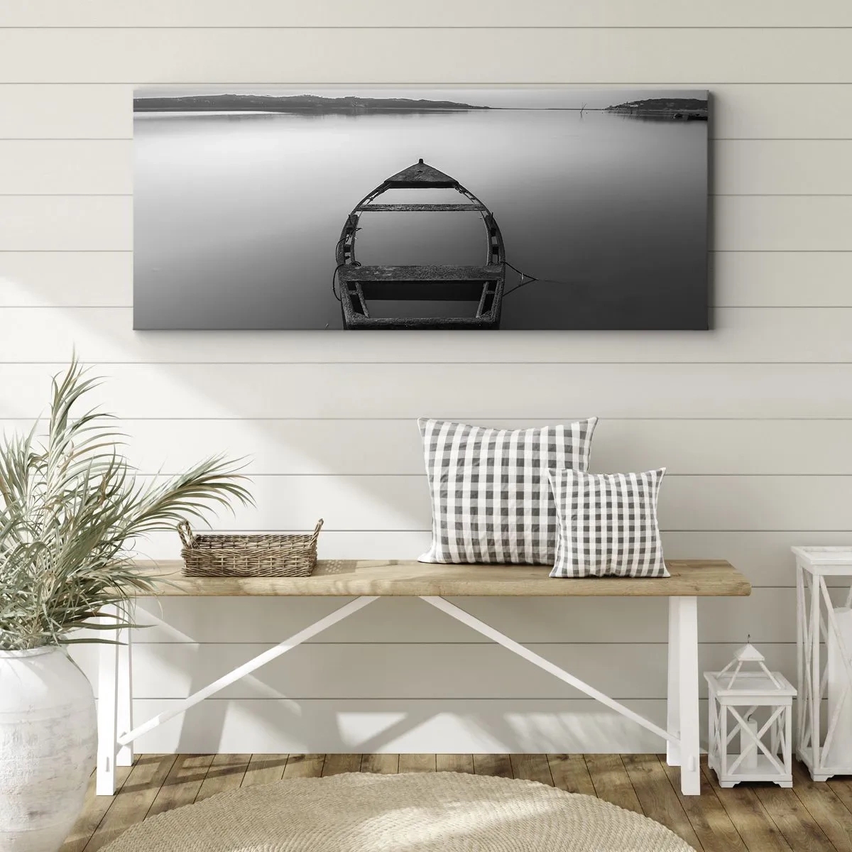 Obraz na plátně - Stesk a melancholie - 160x50 cm