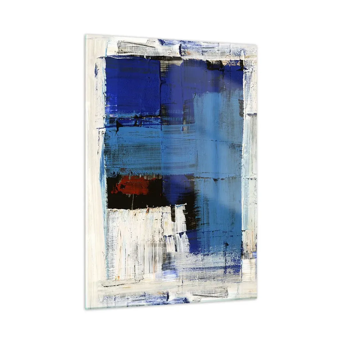 Obraz na skle - Tajemství modré - 50x70 cm