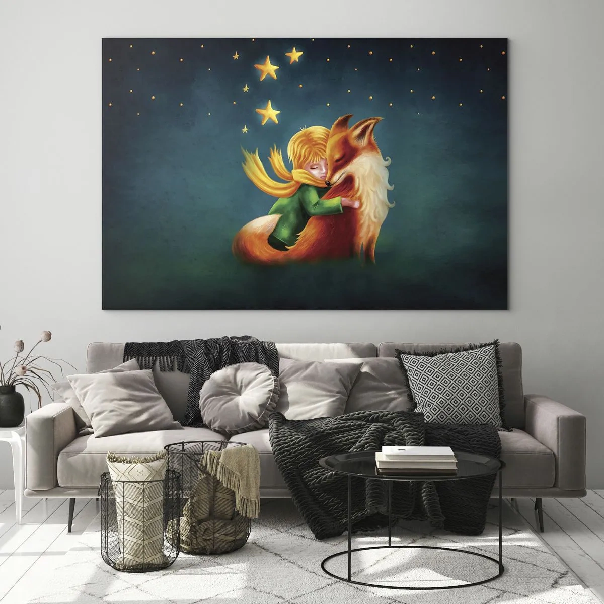 Obraz na skle - Malý princ - 120x80 cm