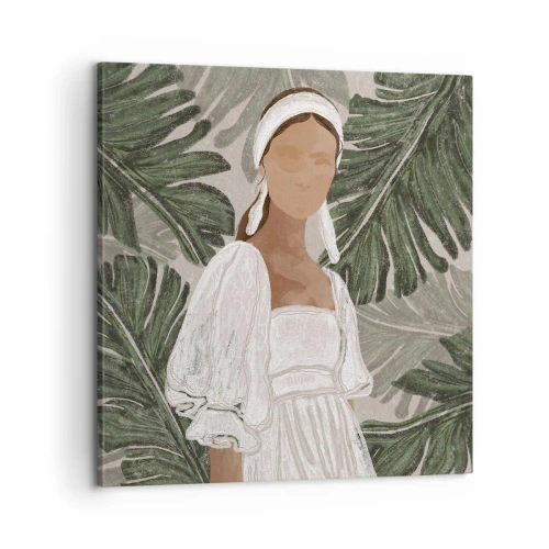 Obraz na plátně - Exotický portrét - 60x60 cm