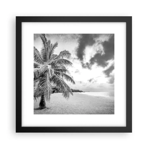 Plakát v černém rámu - Když toužíš po samotě…. - 30x30 cm