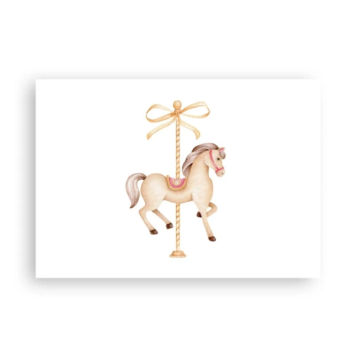 Plakát - Elegantním klusem - 100x70 cm