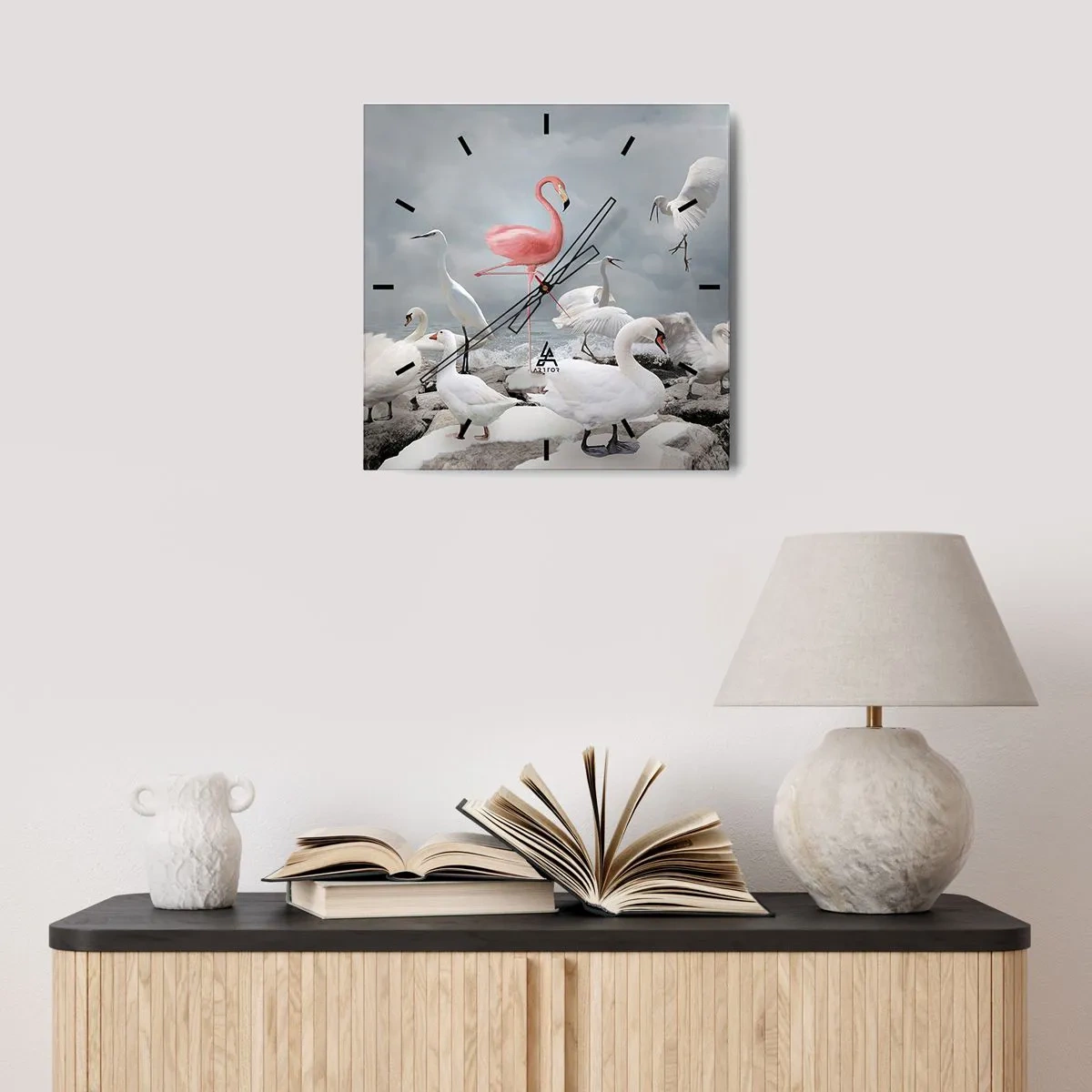 Nástěnné hodiny - Kde jsem se tu vzal? - 40x40 cm