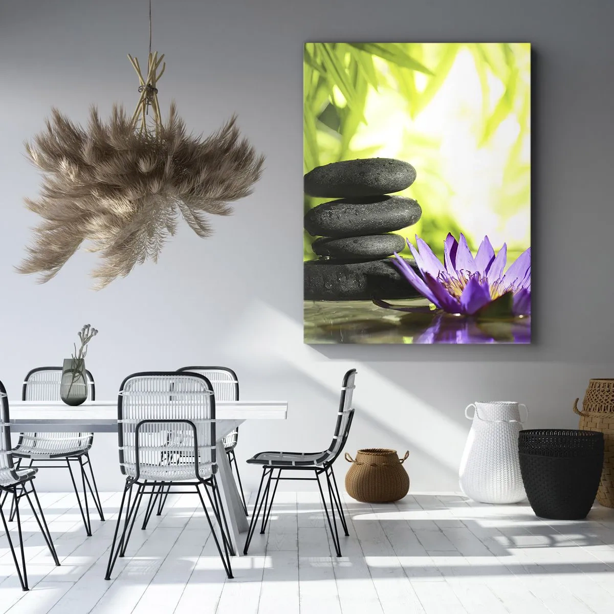 Obraz na plátně - V bambusovém hájku - 45x80 cm